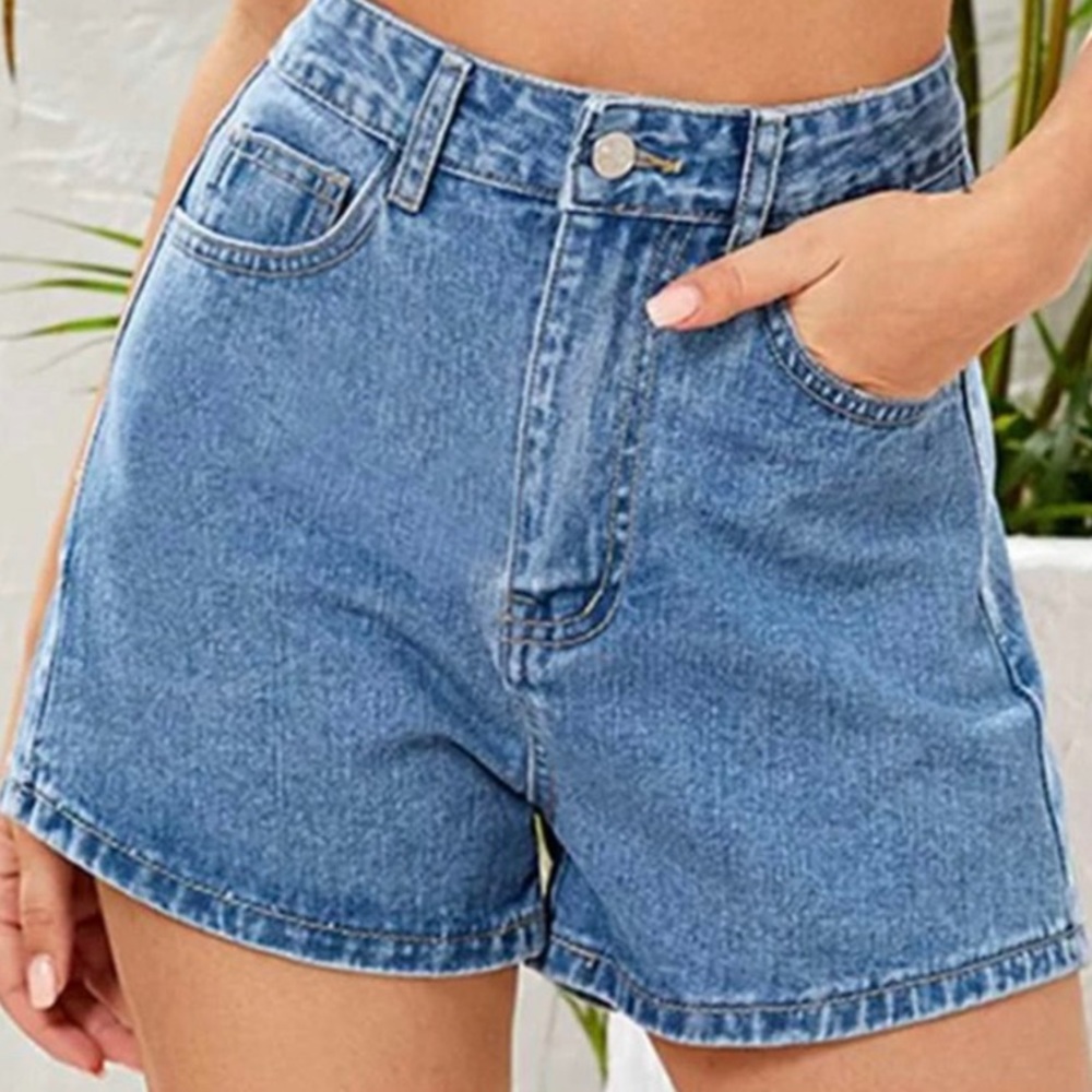 boyfriend denim shorts